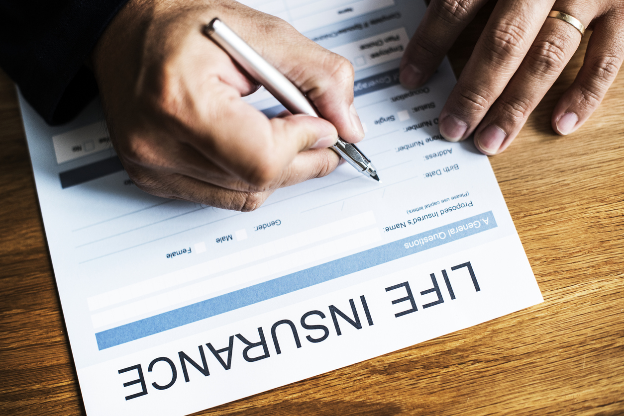 Completing a life insurance application