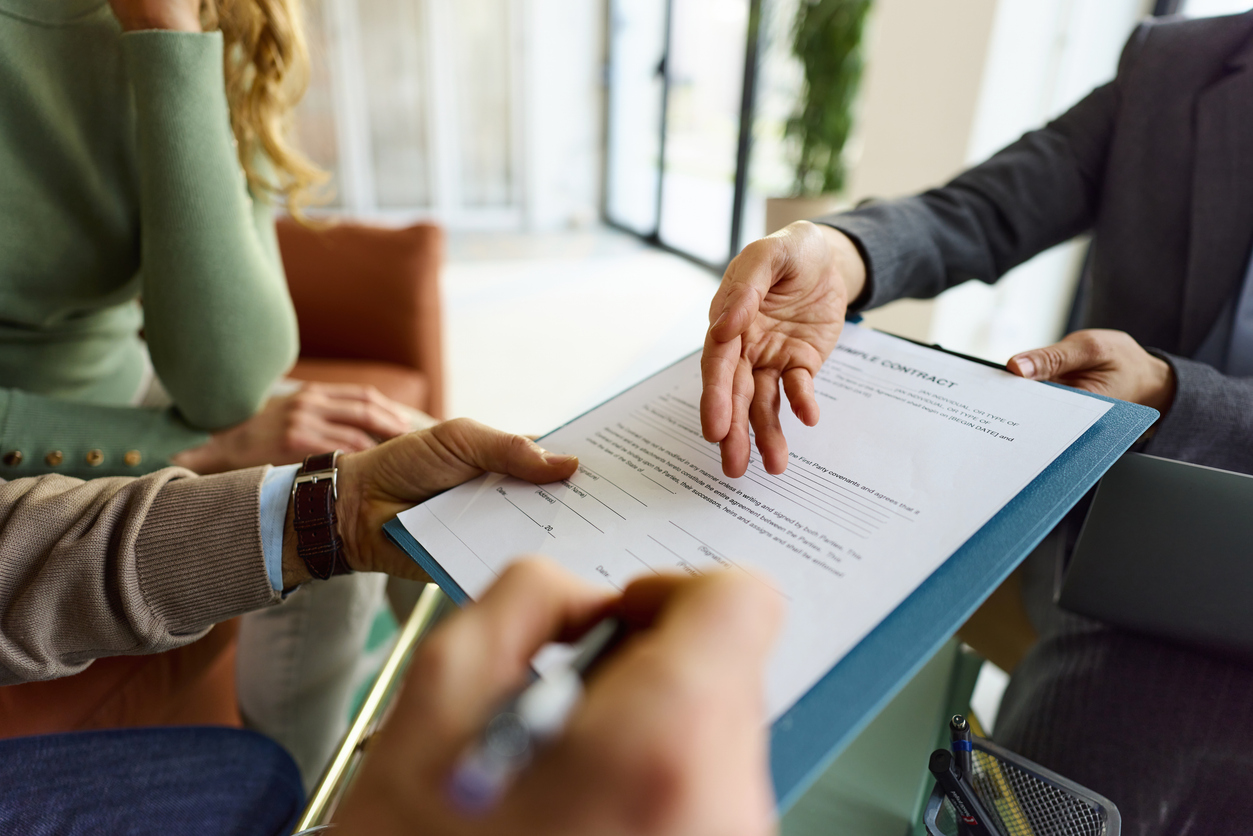 Signing trust or policy paperwork